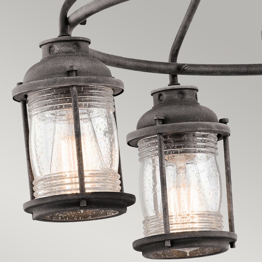 Elstead KL-ASHLANDBAY-5P - Lauko sietynas ASHLAND 5xE27/60W/230V IP44