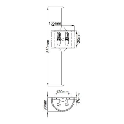 Elstead - LED vonios šviestuvas MONA 2xG9/3,5W/230V IP44 matinis chromas