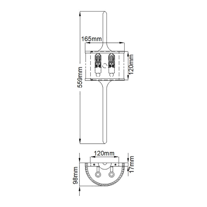 Elstead - LED vonios šviestuvas MONA 2xG9/3,5W/230V IP44 matinis chromas