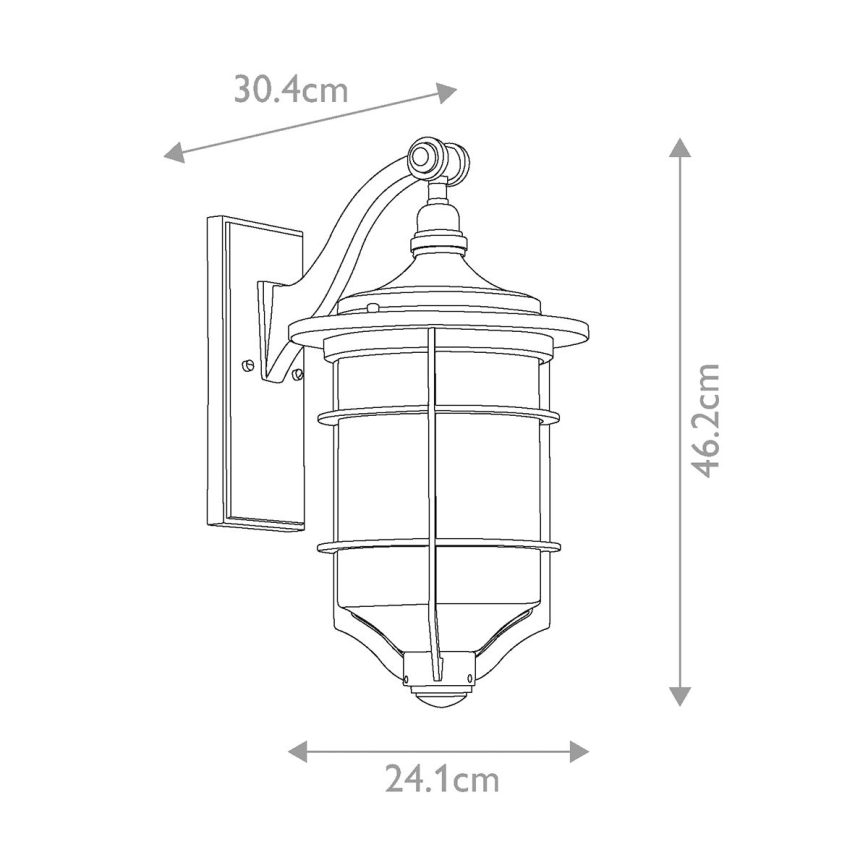 Elstead KL-ROYAL-MARINE2-M -Lauko sieninis šviestuvas ROYAL 1xE27/60W/230V IP44