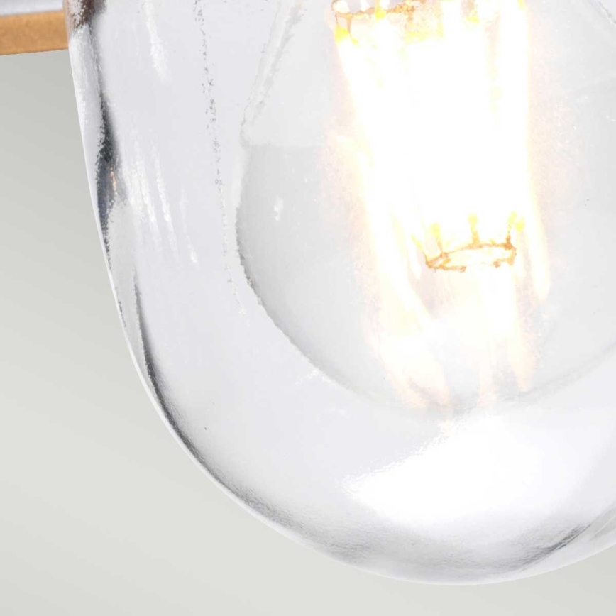 Elstead - Lauko pakabinamas šviestuvas ant grandinės KLAMPENBORG 1xE27/60W/230V IP44 matinis chromas