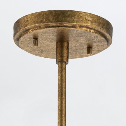 Elstead - Pakabinamas šviestuvas su strypu KRISTY 1xE27/40W/230V skersm. 15,2 cm, vario spalvos