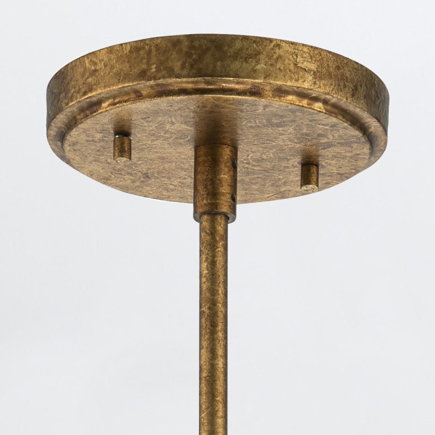 Elstead - Pakabinamas šviestuvas su strypu KRISTY 1xE27/40W/230V skersm. 15,2 cm, vario spalvos