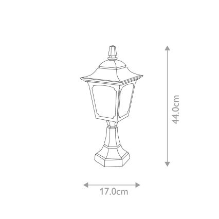 Elstead - Lauko lempa CHAPEL 1xE27/100W/230V IP44