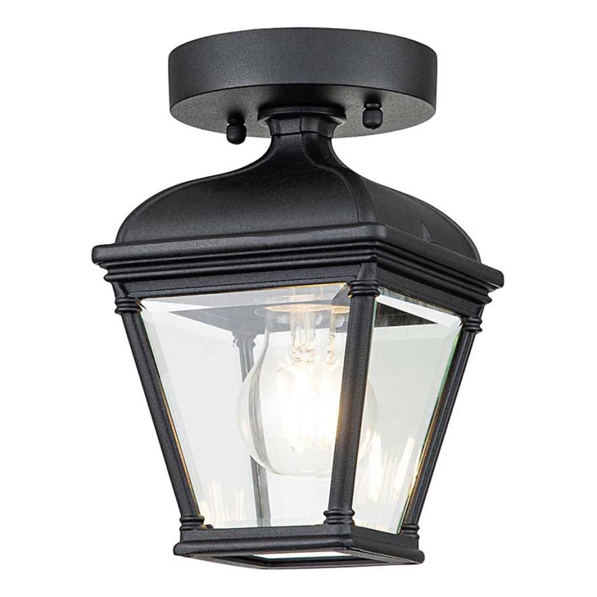 Elstead - Lauko lubinis šviestuvas BAYVIEW 1xE27/60W/230V IP44 juodas