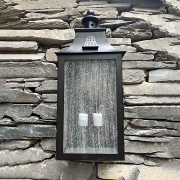 Elstead - Lauko sieninis šviestuvas KENDAL 2xE14/60W/230V IP44