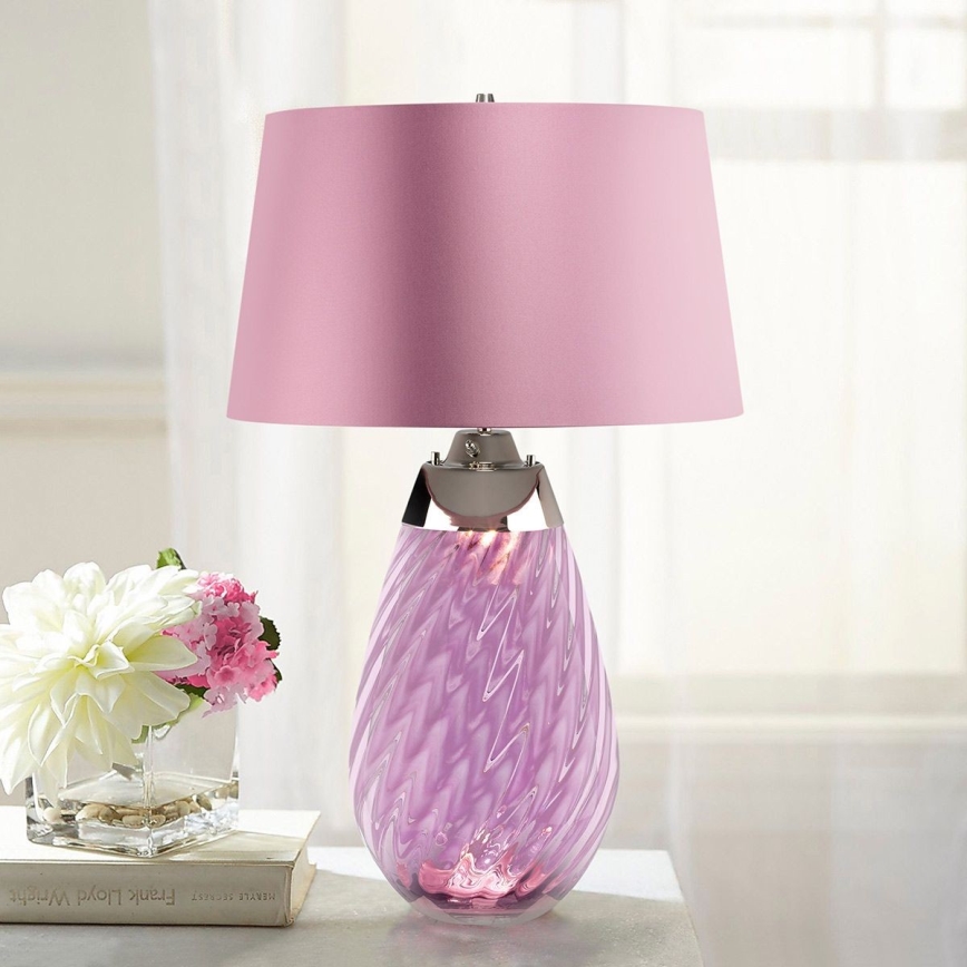 Elstead - LED stalinis šviestuvas LENA 1xE27/40W/230V + 1xGU10/7W 74 cm rausva