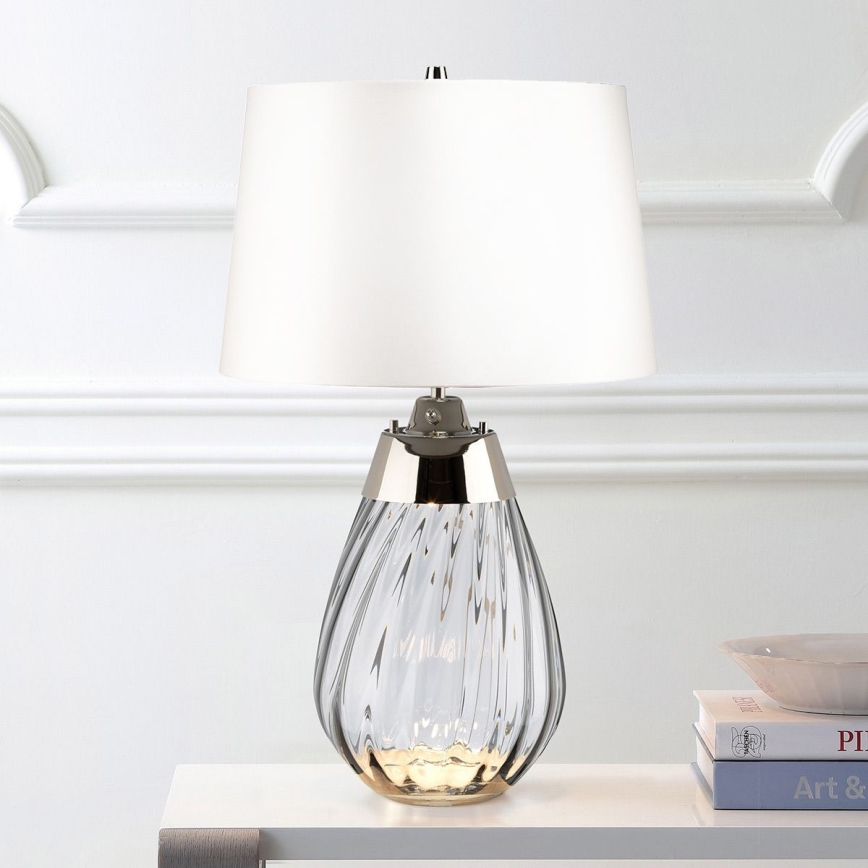 Elstead - LED stalinis šviestuvas LENA 1xE27/60W/230V + 1xGU10/7W 60,5 cm balta