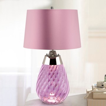 Elstead - LED stalinis šviestuvas LENA 1xE27/60W/230V + 1xGU10/7W 60,5 cm rausva