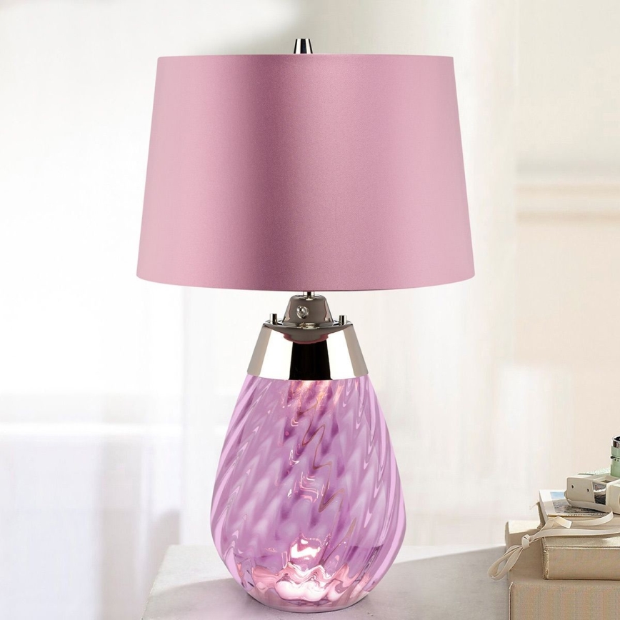 Elstead - LED stalinis šviestuvas LENA 1xE27/60W/230V + 1xGU10/7W 60,5 cm rausva