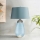 Elstead - LED Stalo lempa LENA 1xE27/40W/230V + 1xGU10/7W 74 cm mėlyna