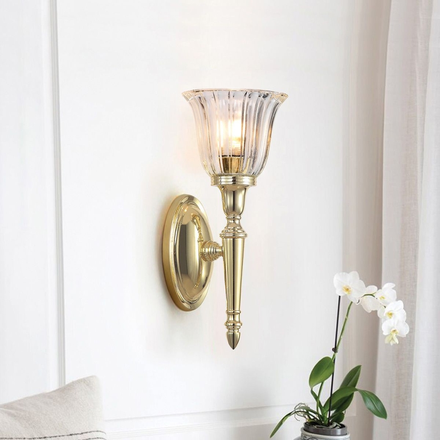 Elstead - LED vonios sieninis šviestuvas DRYDEN 1xG9/3W/230V IP44 auksinis