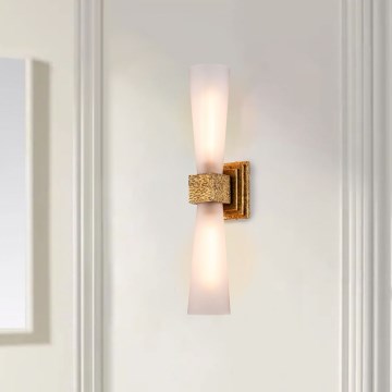 Elstead - LED vonios sieninis šviestuvas KRISTY 2xG9/4W/230V IP44 vario spalvos