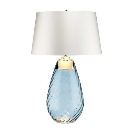 Elstead - LED stalinė lempa LENA 1xE27/40W/230V + 1xGU10/7W 74 cm mėlyna/balta