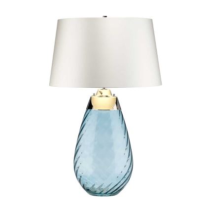 Elstead - LED stalinė lempa LENA 1xE27/40W/230V + 1xGU10/7W 74 cm mėlyna/balta