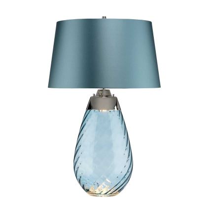 Elstead - LED stalinis šviestuvas LENA 1xE27/40W/230V + 1xGU10/7W 74 cm mėlyna