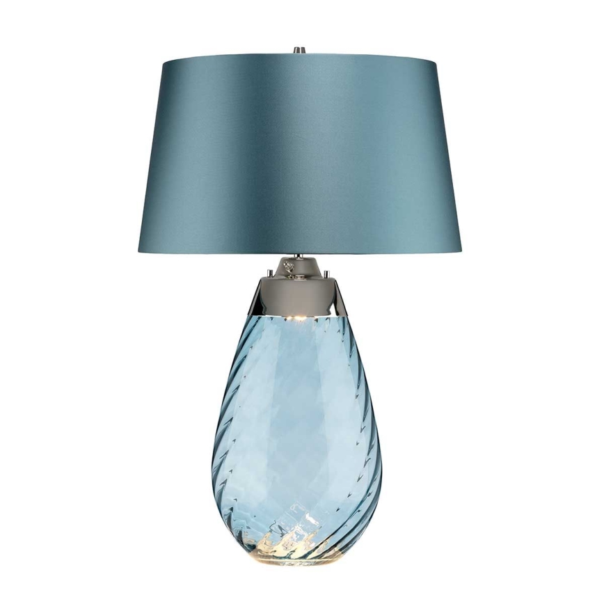 Elstead - LED stalinis šviestuvas LENA 1xE27/40W/230V + 1xGU10/7W 74 cm mėlyna