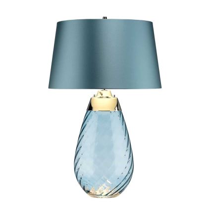 Elstead - LED stalinis šviestuvas LENA 1xE27/40W/230V + 1xGU10/7W 74 cm mėlyna