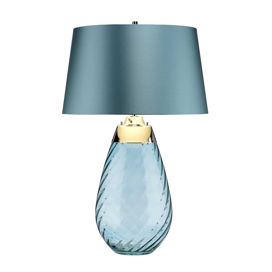 Elstead - LED stalinis šviestuvas LENA 1xE27/40W/230V + 1xGU10/7W 74 cm mėlyna