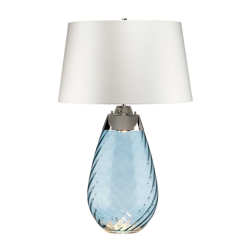 Elstead - LED stalinis šviestuvas LENA 1xE27/40W/230V + 1xGU10/7W 74 cm mėlyna/balta