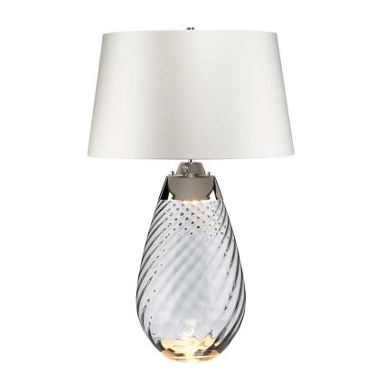Elstead - LED stalinis šviestuvas LENA 1xE27/40W/230V + 1xGU10/7W 74 cm balta
