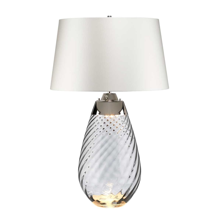 Elstead - LED stalinis šviestuvas LENA 1xE27/40W/230V + 1xGU10/7W 74 cm balta