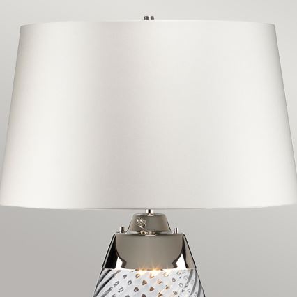 Elstead - LED stalinis šviestuvas LENA 1xE27/40W/230V + 1xGU10/7W 74 cm balta