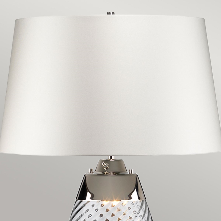 Elstead - LED stalinis šviestuvas LENA 1xE27/40W/230V + 1xGU10/7W 74 cm balta
