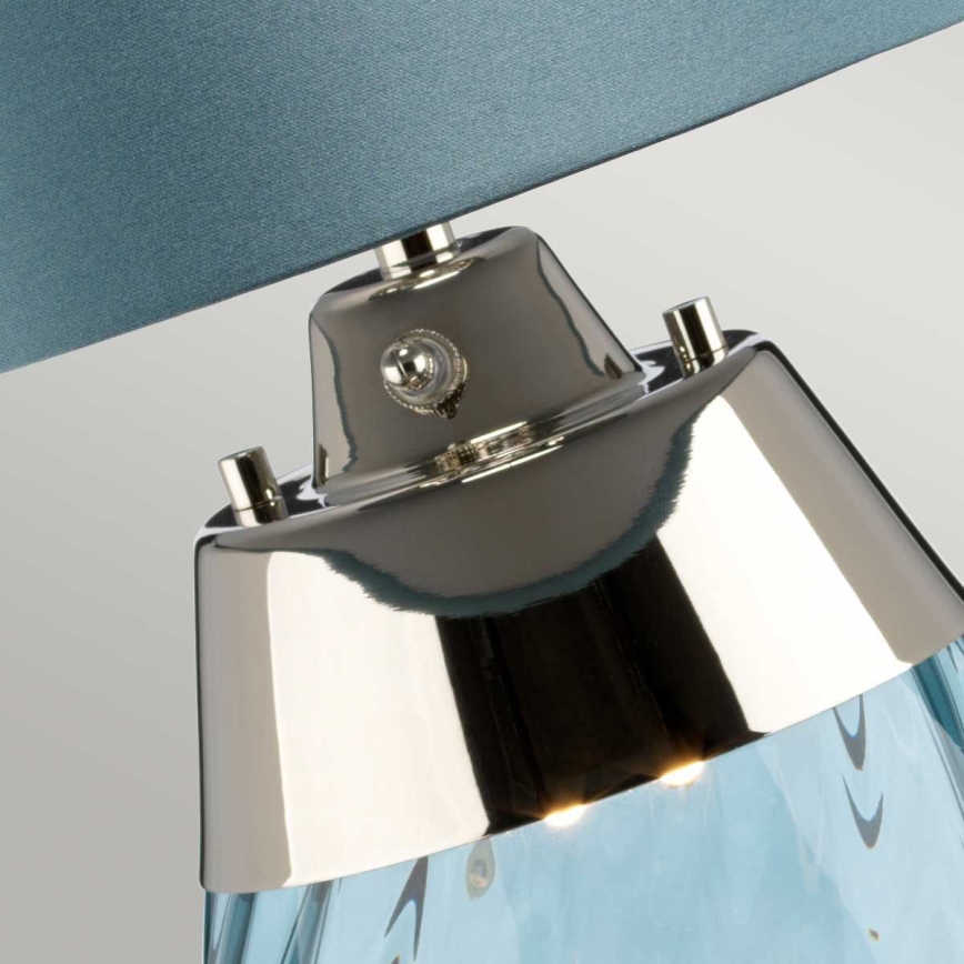 Elstead - LED stalinis šviestuvas LENA 1xE27/60W/230V + 1xGU10/7W 60,5 cm mėlyna