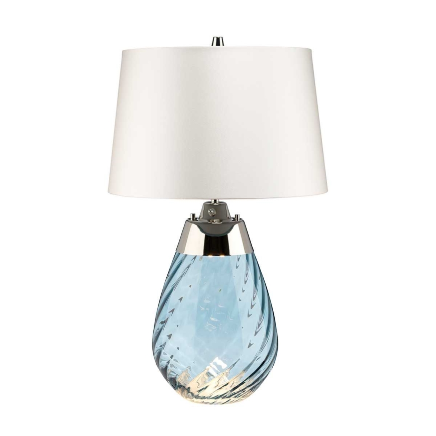 Elstead - LED stalinis šviestuvas LENA 1xE27/60W/230V + 1xGU10/7W 60,5cm mėlyna/balta