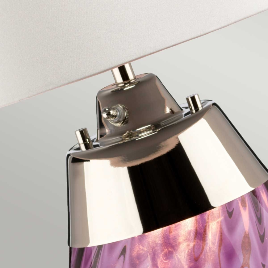Elstead - LED stalinis šviestuvas LENA 1xE27/40W/230V + 1xGU10/7W 74 cm rausva