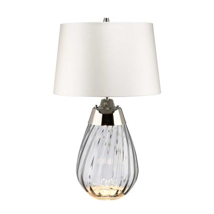 Elstead - LED stalinis šviestuvas LENA 1xE27/60W/230V + 1xGU10/7W 60,5 cm balta
