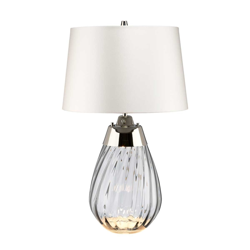 Elstead - LED stalinis šviestuvas LENA 1xE27/60W/230V + 1xGU10/7W 60,5 cm balta