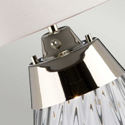 Elstead - LED stalinis šviestuvas LENA 1xE27/60W/230V + 1xGU10/7W 60,5 cm balta