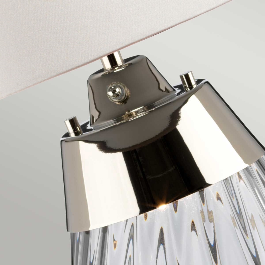 Elstead - LED stalinis šviestuvas LENA 1xE27/60W/230V + 1xGU10/7W 60,5 cm balta