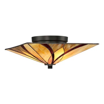 Elstead - Lubinis šviestuvas Tiffany ASHEVILLE 2xE27/60W/230V