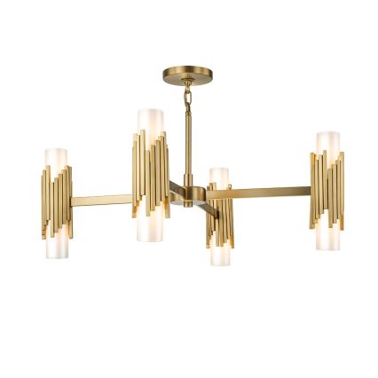 Elstead - Pakabinamas šviestuvas ant strypo MARVELE 8xE14/40W/230V auksinis