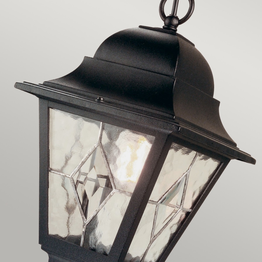 Elstead NR9-BLK - Lauko sietynas NORFOLK 1xE27/100W/230V IP43