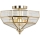 Elstead OLD-PARK-PB - Lubinis šviestuvas OLD PARK 2xE27/60W/230V aukso