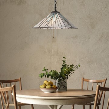 Elstead - Pakabinama liustra ALDERLEY su grandine 1xE27/60W/230V