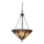 Elstead - Pakabinamas Tiffany BELLE sietynas ant grandinės 3xE27/100W/230V