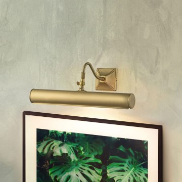 Elstead - Paveikslų šviestuvas PICTURE LIGHT 2xE14/40W/230V auksinis