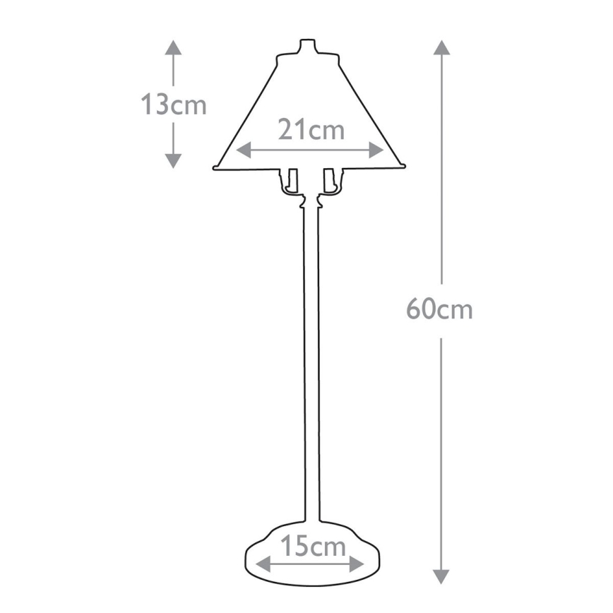 Elstead PV-SL-AB - LED Stalinė lempa PROVENCE 1xE14/4W/230V