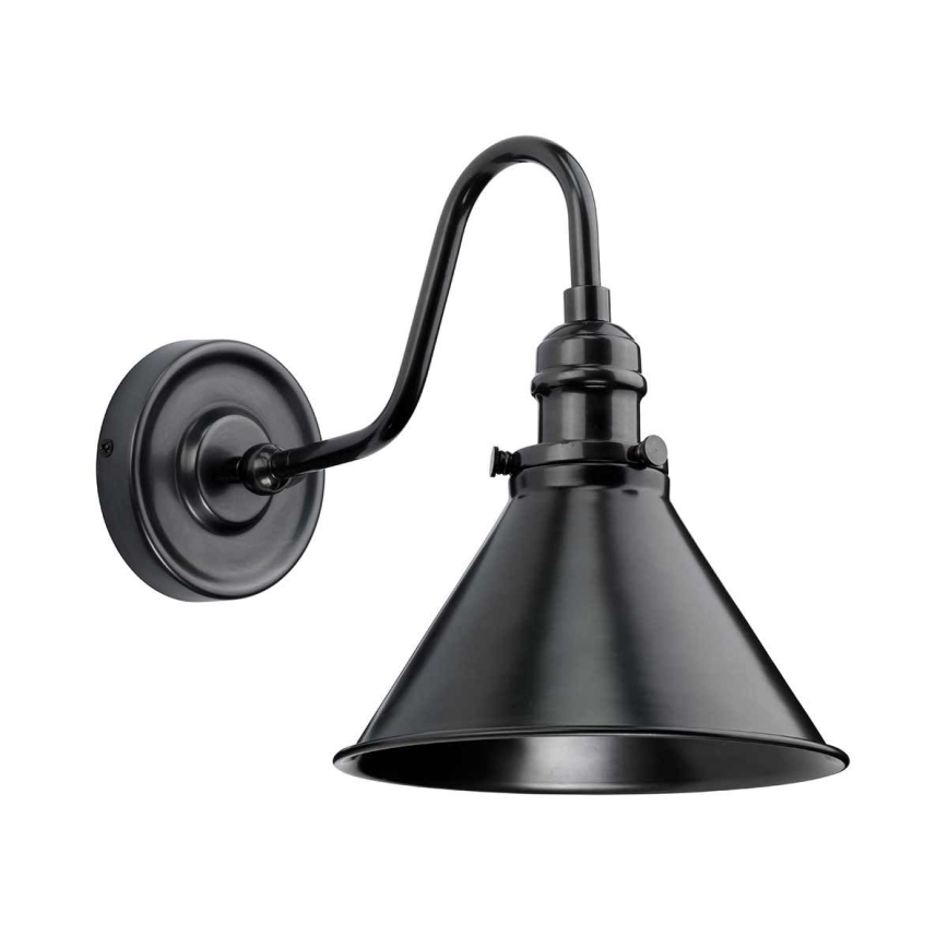 Elstead - Sieninis šviestuvas PROVENCE 1xE27/60W/230V juoda