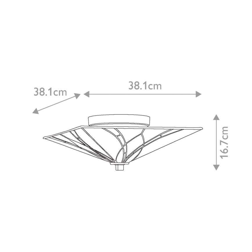 Elstead - Lubinis šviestuvas Tiffany ASHEVILLE 2xE27/60W/230V