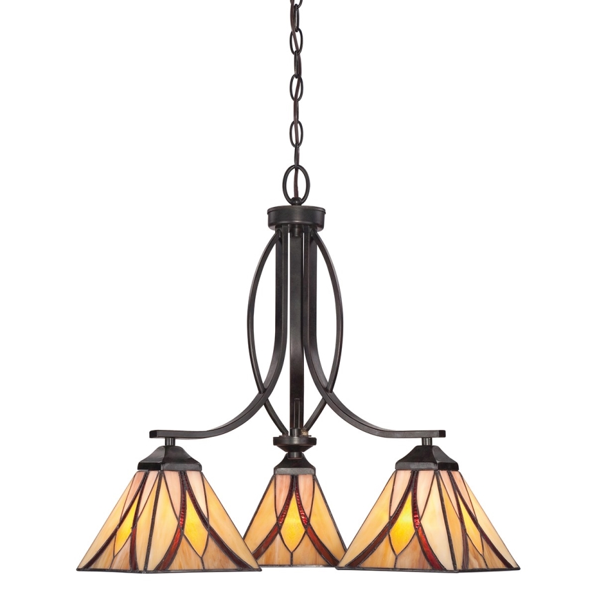 Elstead QZ-ASHEVILLE3 - Sietynas ant grandinės ASHEVILLE 3xE27/60W/230V