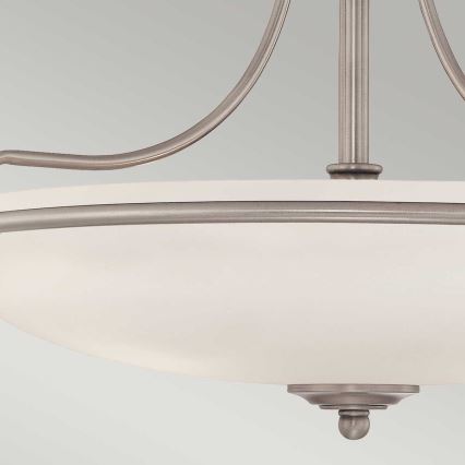 Elstead - Lubinis šviestuvas GRIFFIN 3xE27/100W/230V matinio chromo