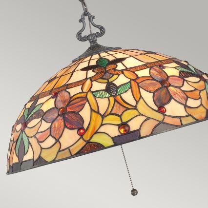 Elstead - Pakabinama liustra ant grandinės Tiffany KAMI 3xE27/60W/230V