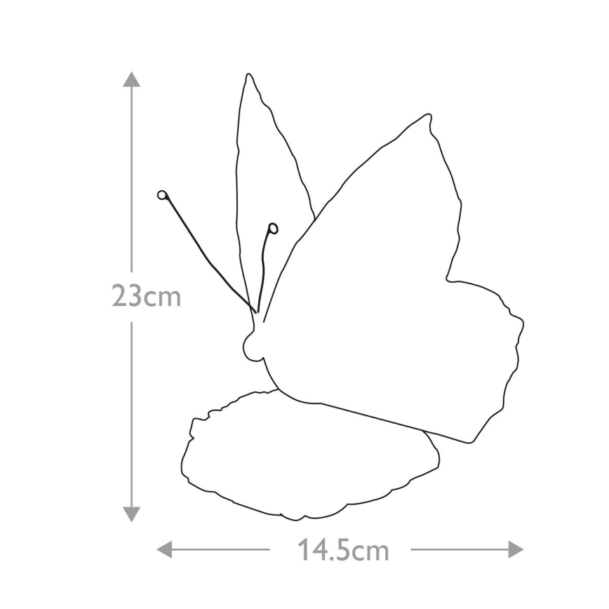 Elstead QZ-OBUTTERFLY-TL - LED Dekoratyvinis šviestuvas TIFFANY 1xG9/3W/12/230V drugelis