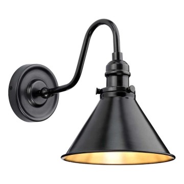 Elstead - Sieninis šviestuvas PROVENCE 1xE27/60W/230V juoda